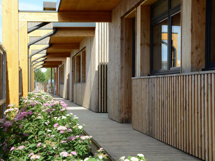 Salle de classe modulaire en bois