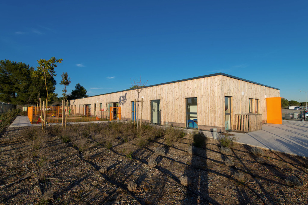 crèche en modulaire bois