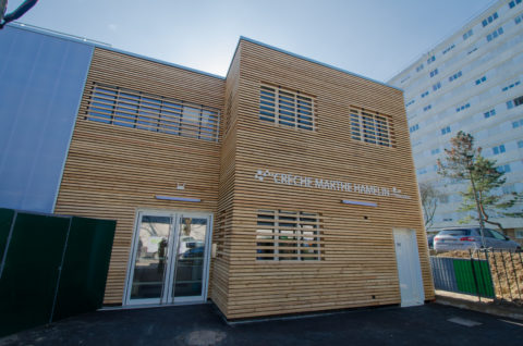 Crèche modulaire bois - Bérangère Giaux architecte