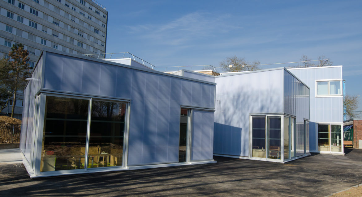 Crèche modulaire bois - Bérangère Giaux architecte