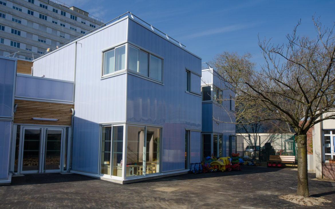 Crèche modulaire bois - Bérangère Giaux architecte