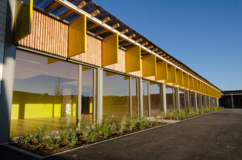école modulaire performante, design et architecturée