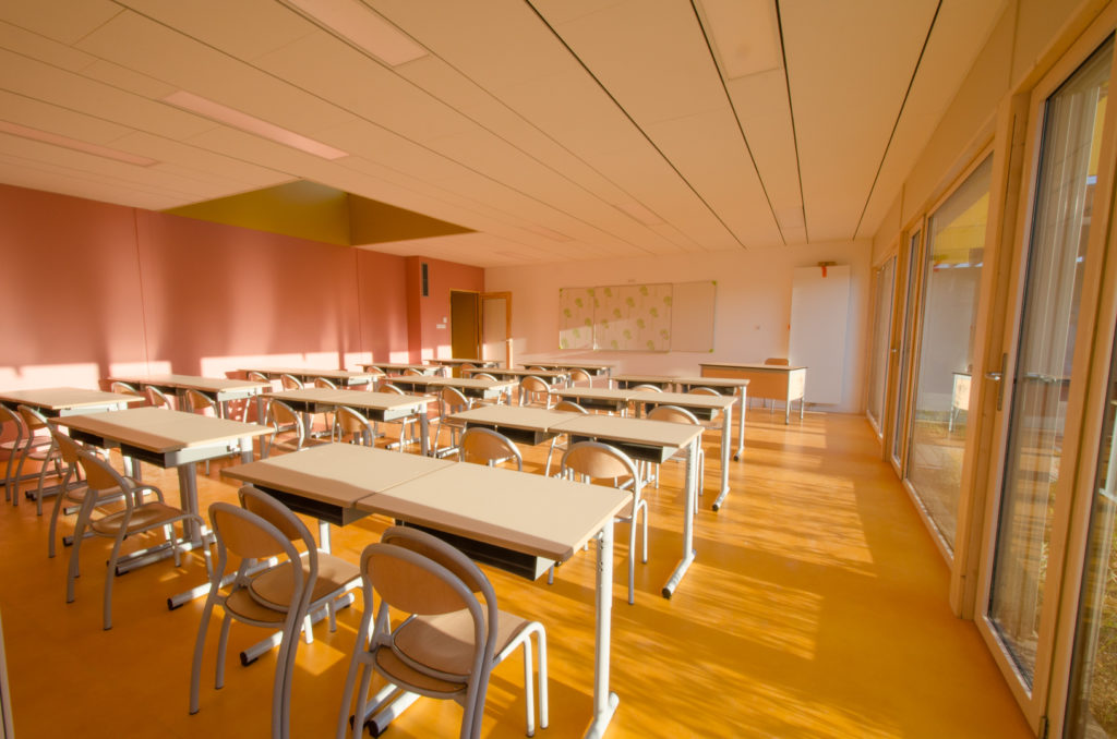 salle de classe modulaire bois