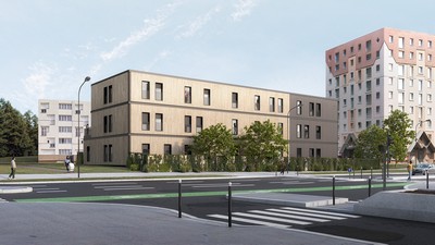 Toits Temporaires Urbains - TTU - Construction Hors Site temporaire modulaire bois biosourcé SELVEA