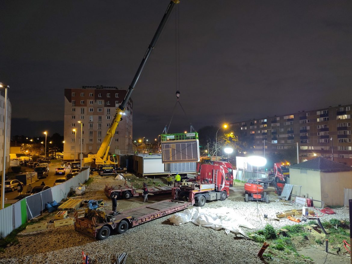 Toits Temporaires Urbains - TTU - Construction Hors Site temporaire modulaire bois biosourcé SELVEA
