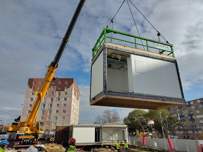Toits Temporaires Urbains - TTU - Construction Hors Site temporaire modulaire bois biosourcé SELVEA