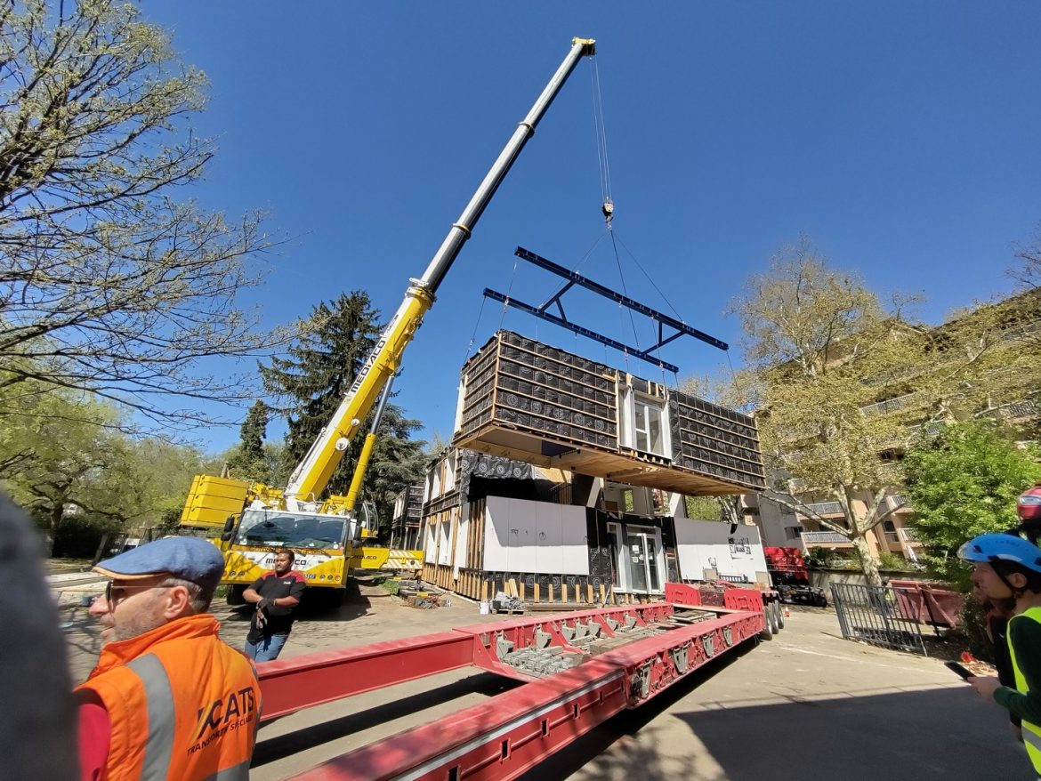 Réemploi bâtiment modulaire bois Lyon SELVEA